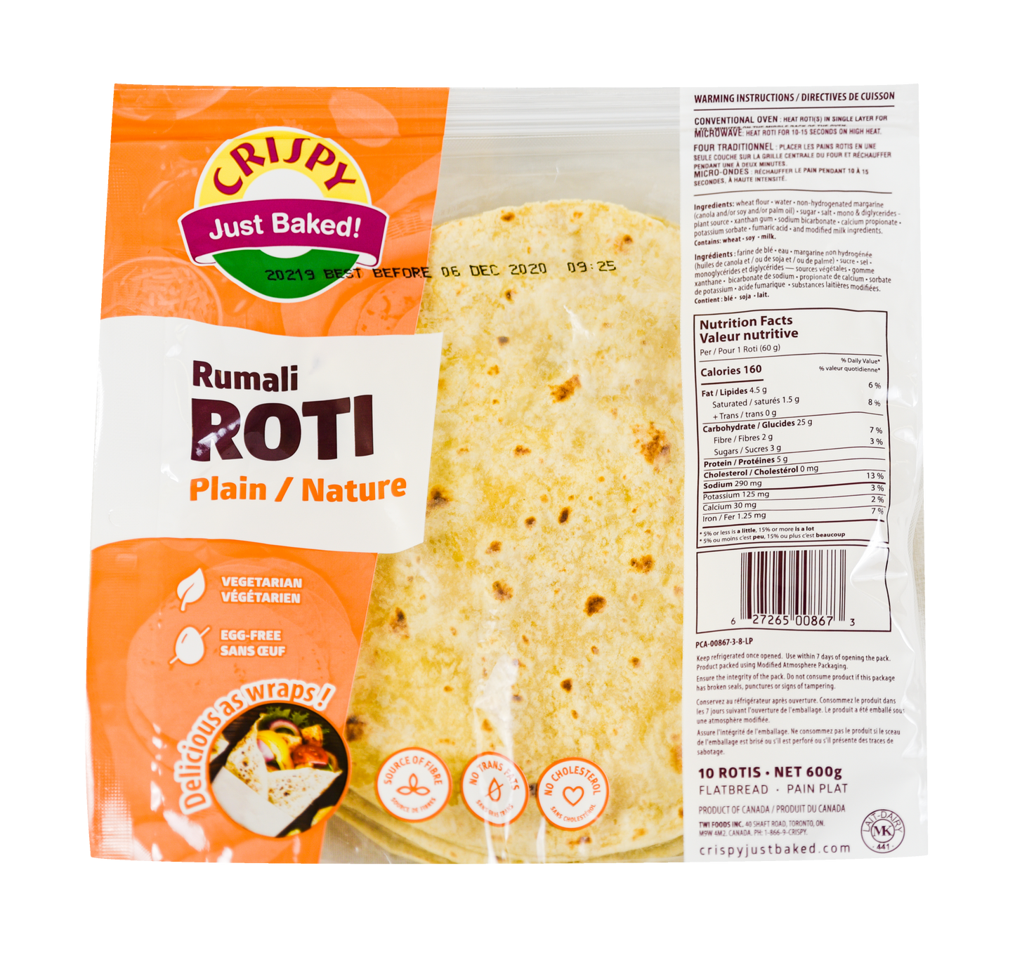 Rumali Whole Wheat