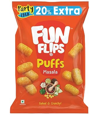 Fun Flips Puffs Masala 75G