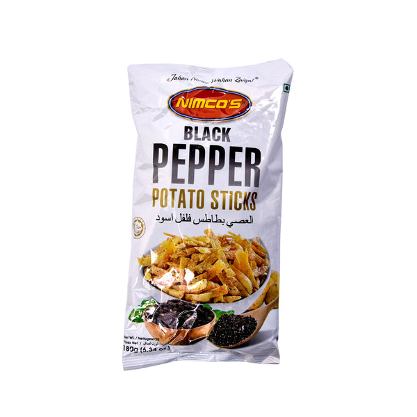 Nimcos Black Pepper Potato Sticks 180g