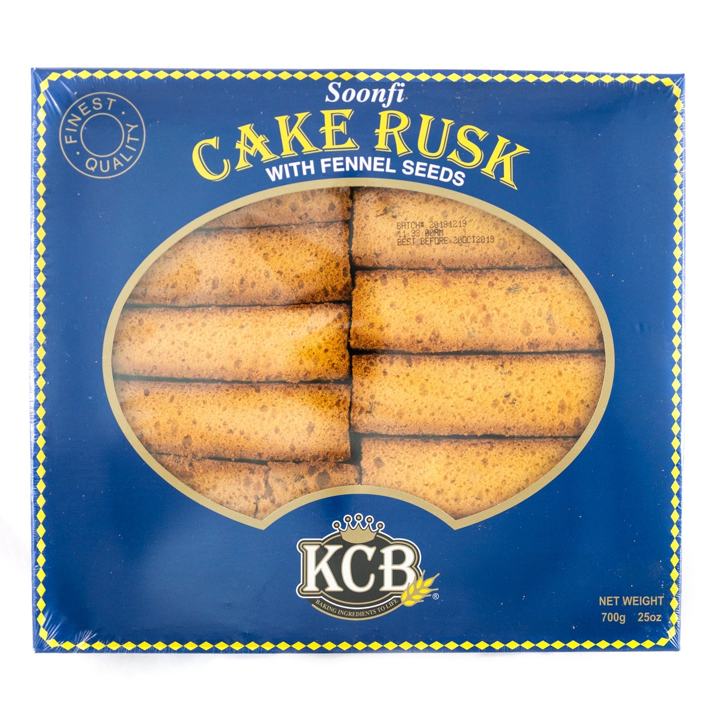 Cake Rusk W Fennel Seeds (567g)