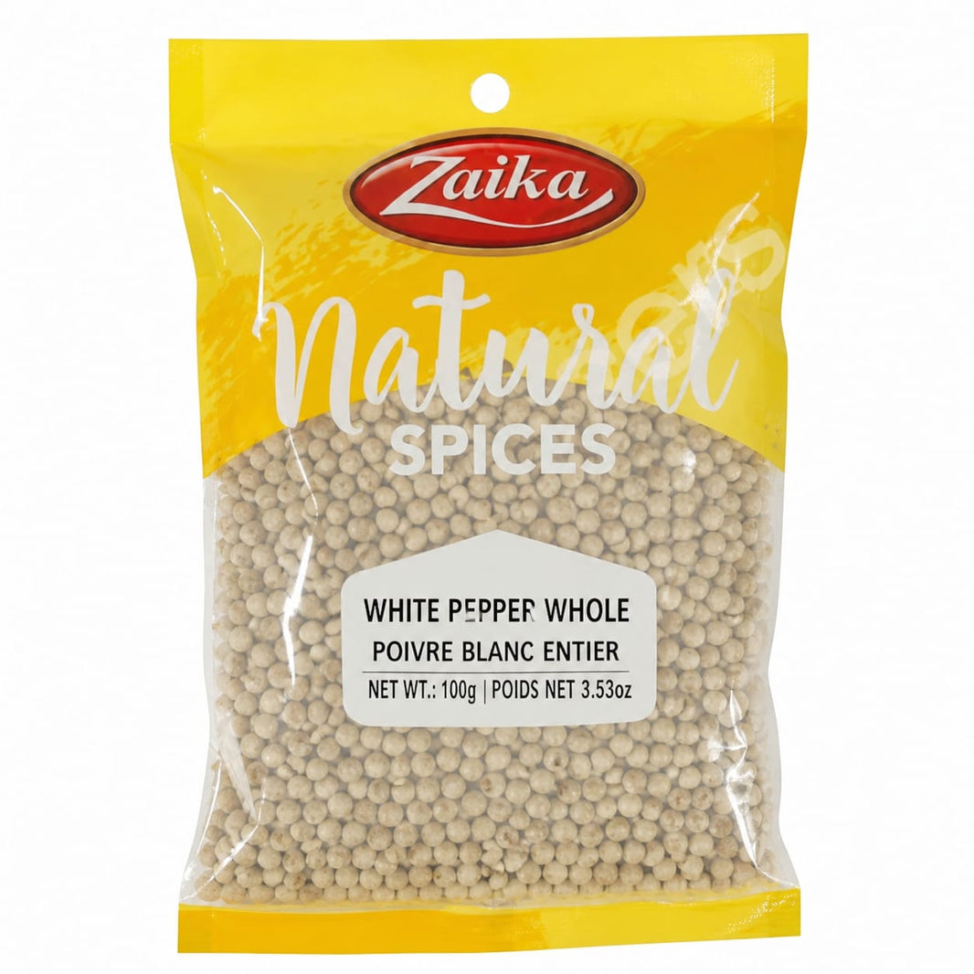 Zaika White Pepper Whole
