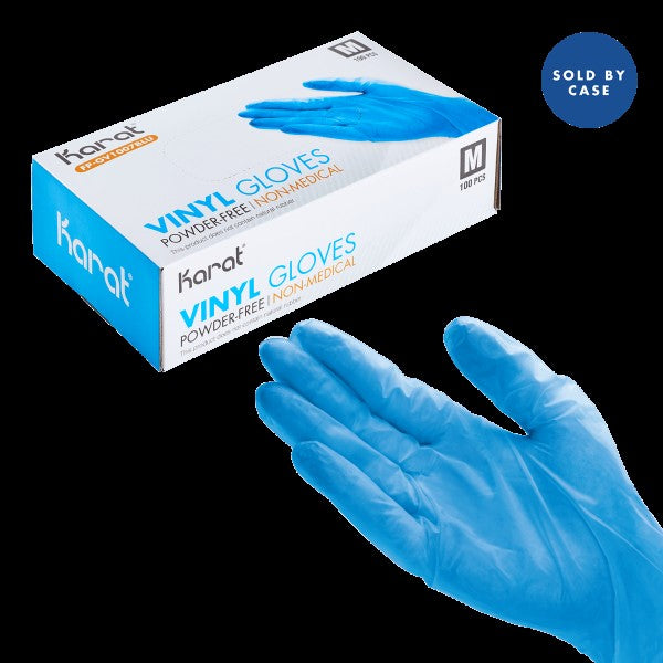 Blue Vinyl Gloves