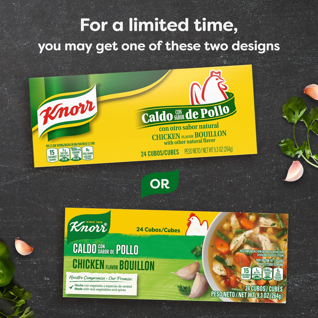 Knorr Chicken Stock Bouillon Soup Cubes