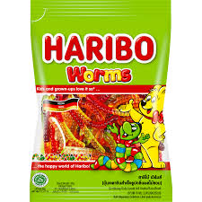 Haribo Gummy Worms 80G