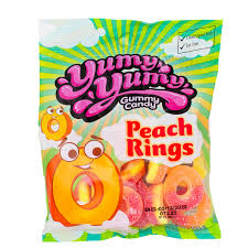 Yummy Yummy Peach Rings 114G