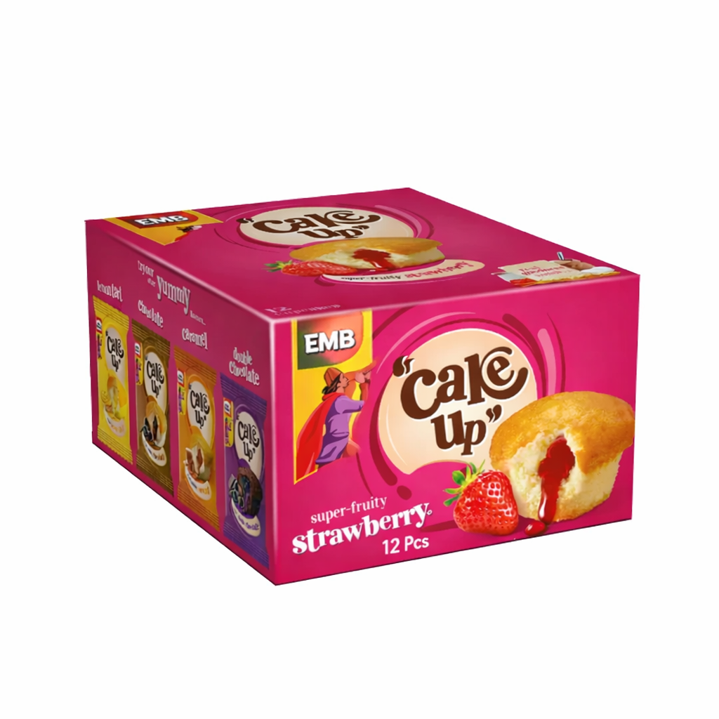 EBM CakeUp Strawberry Cupcakes 12 PCS