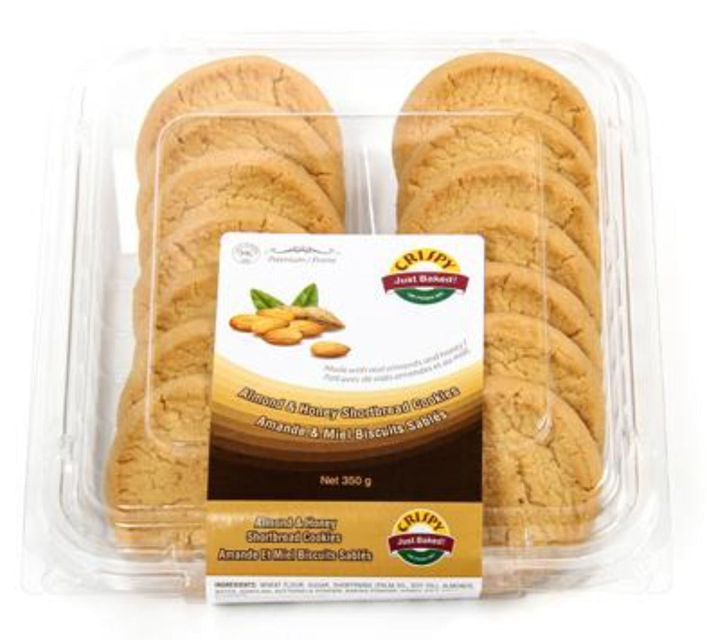 Almond & Honey Shortbread Cookies