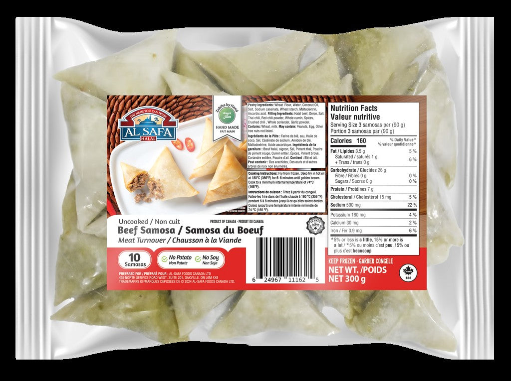 Al Safa Beef Samosa 10 PCS