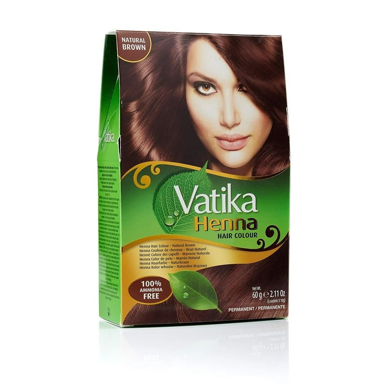 Vatika Henna Hair Natural Brown color