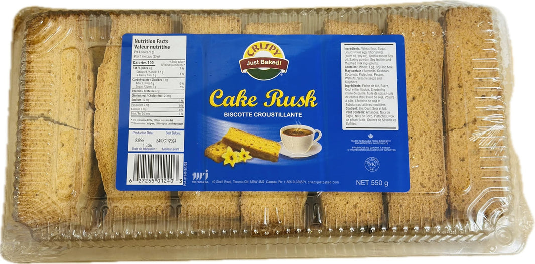 Crispy Cake Rusk