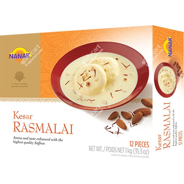 Nanak Kesar Rasmali 12 PCS