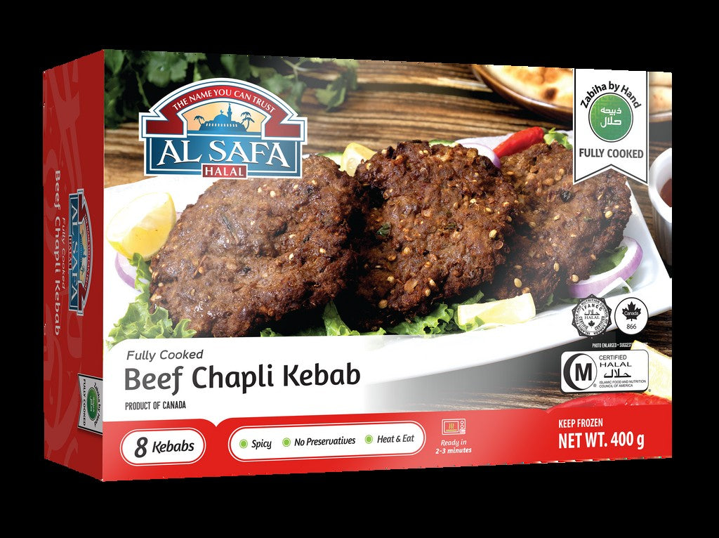 Al Safa Beef Chapli Kabab 8 PCS