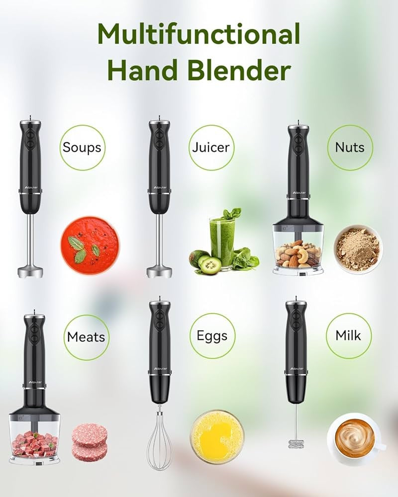 Five Rivers Wooden Hand Blender