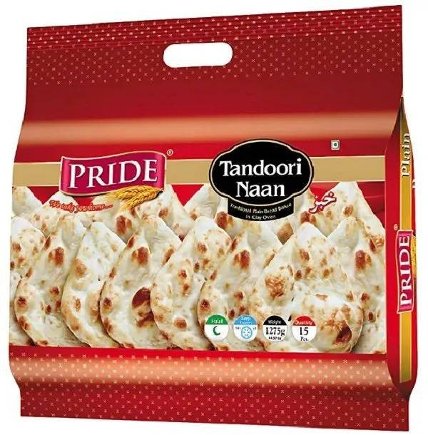 Pride Tandoori Naan Family Pack 16 PCS
