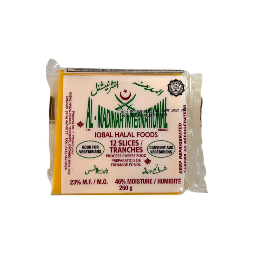 Al-Madinah Cheddar Cheese Slice 12 Slices