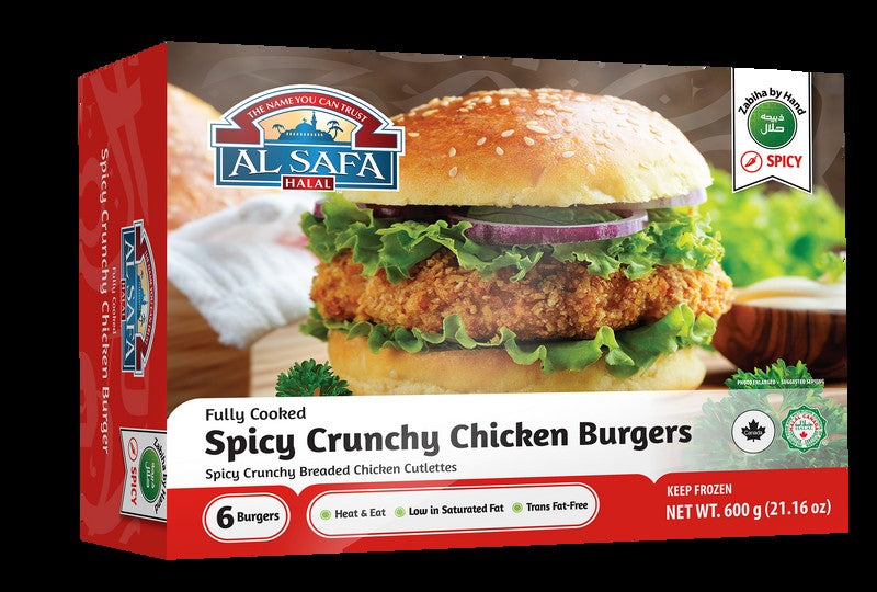 Al Safa Spicy Crunchy Chicken Burger