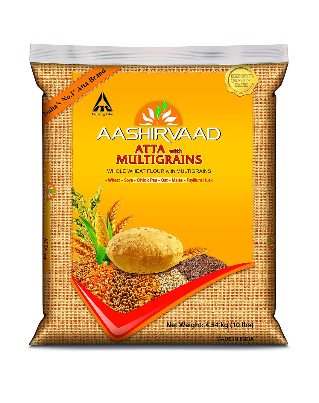 Aashirvaad Whole Wheat Flour With Multigrains