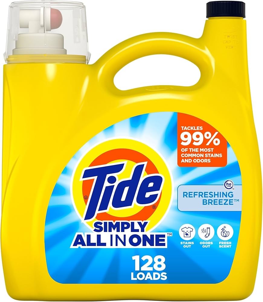 Tide Simply All-In-One Liquid Laundry Detergent Refreshing Breeze