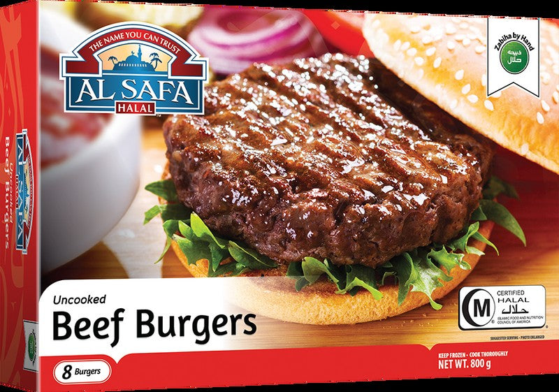 Al Safa Beef Burgers 8 PCS