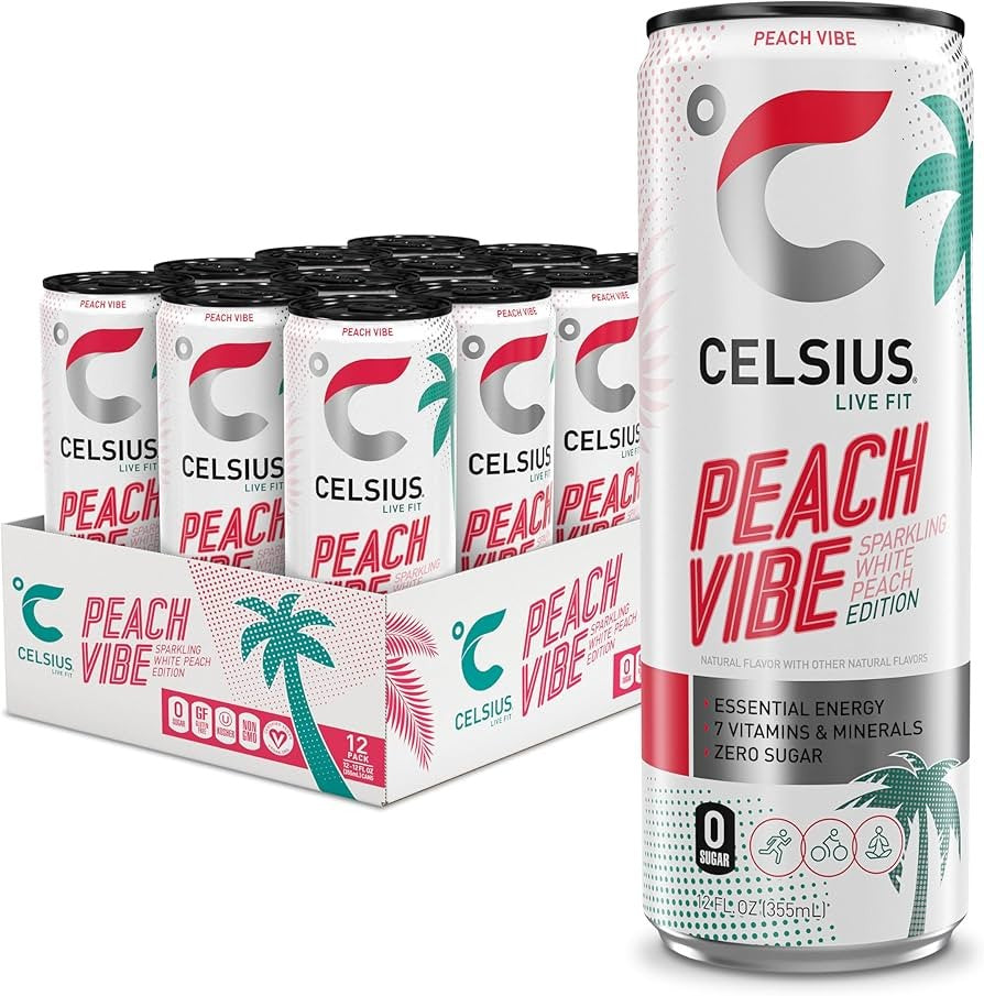 Celsius Peach Vibe