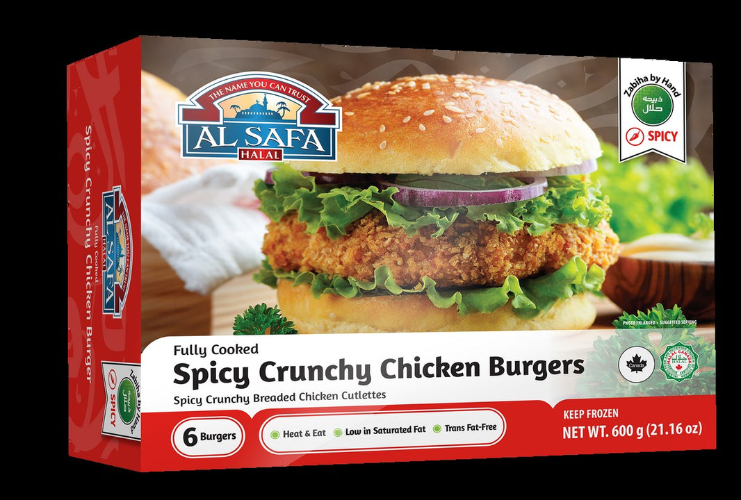 Al SAFA Spicy Chicken Burger 6 PCS
