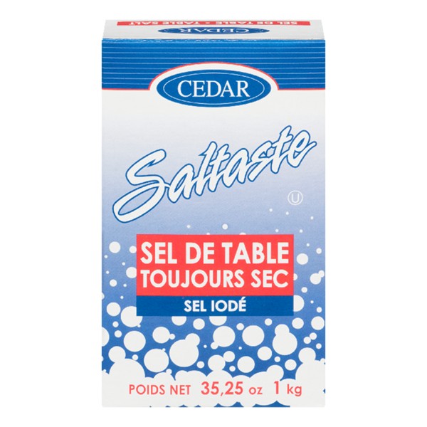 Cedar Table Salt Iodized