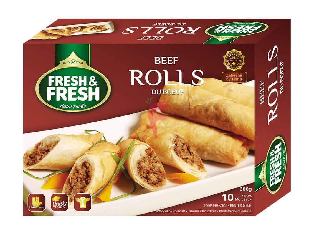 Fresh & Fresh Beef Rolls 10 PCS