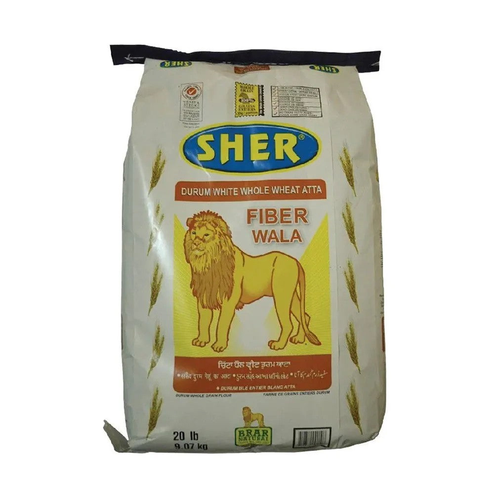 Sher Durum Whole Wheat Flour (Fiber Wala)