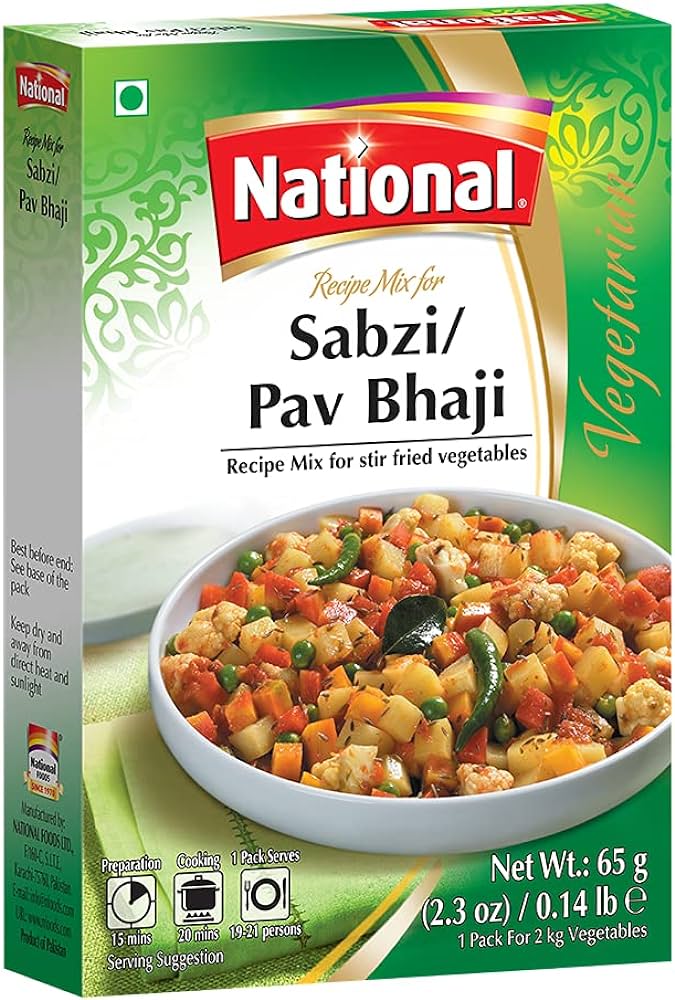 National Sabzi/Pav Bhaji Mix