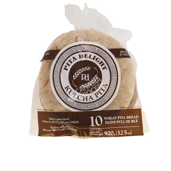 Pita Delight Kulcha Naan Whole Wheat (10 Pcs)