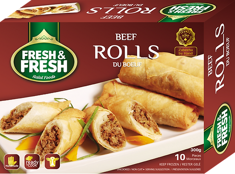 Fresh & Fresh Beef Rolls 12 PCS