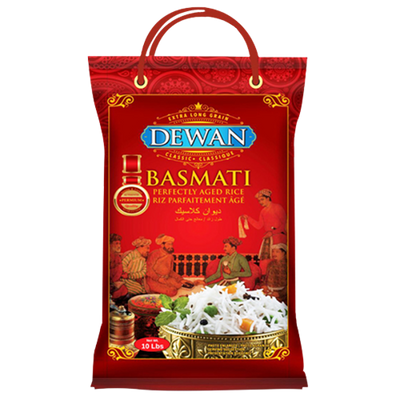 Dewaan Basmati Rice (10 Lbs)