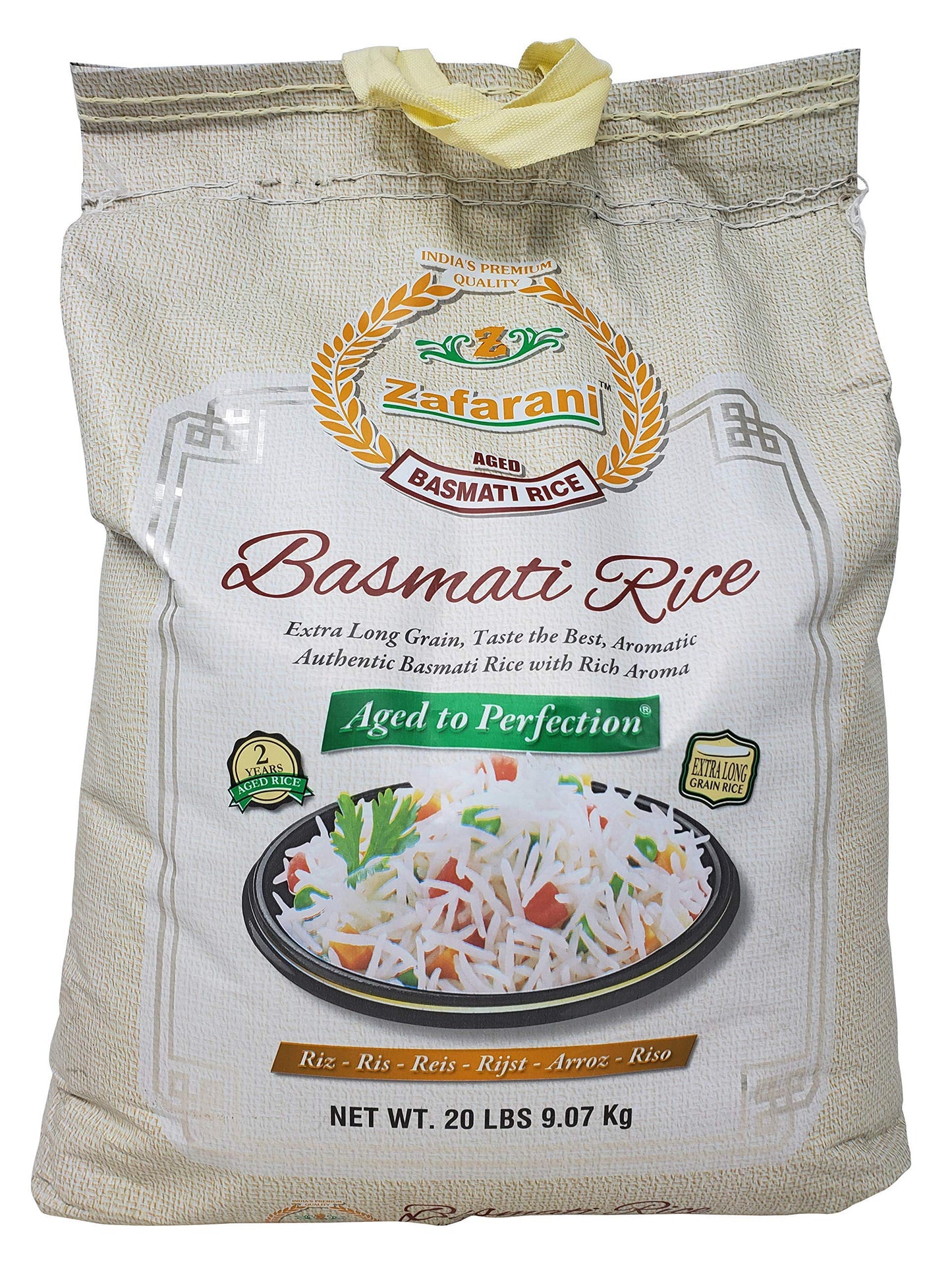 Zafrani Basmati Rice (10 Lbs)