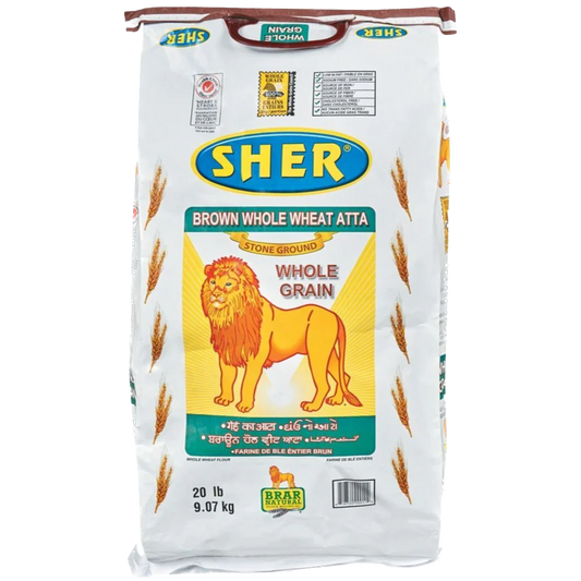 Sher Whole Grain Flour 20LB