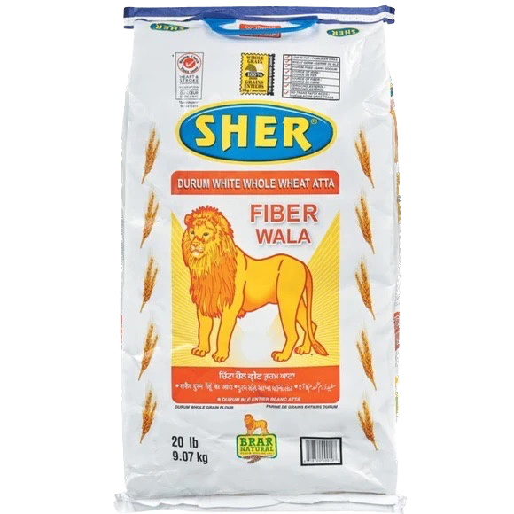 Sher Fiber Wala Flour 20LB