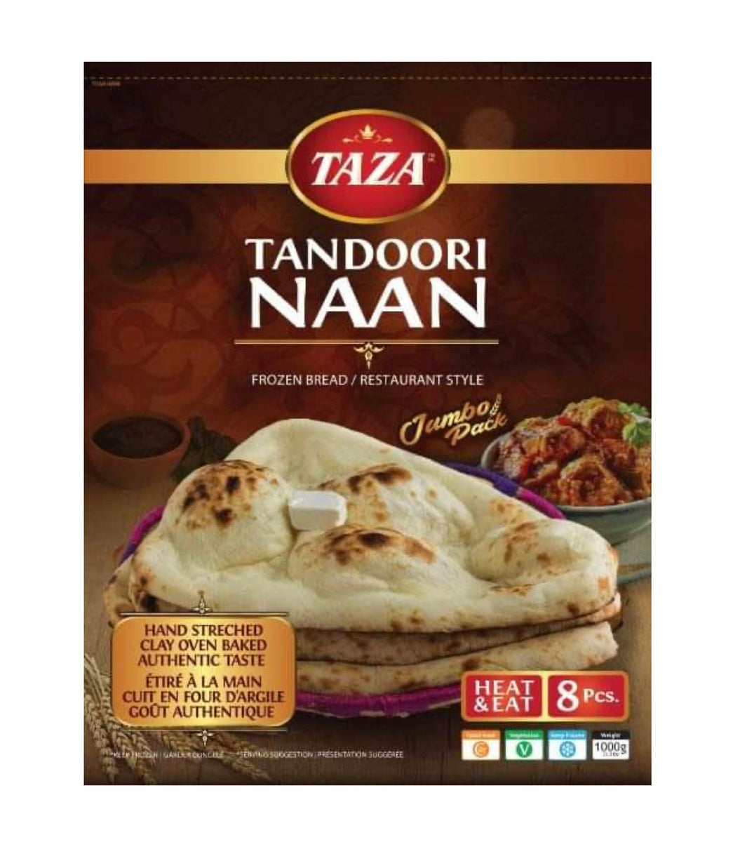 Taza Tandoori Naan 8 PCS