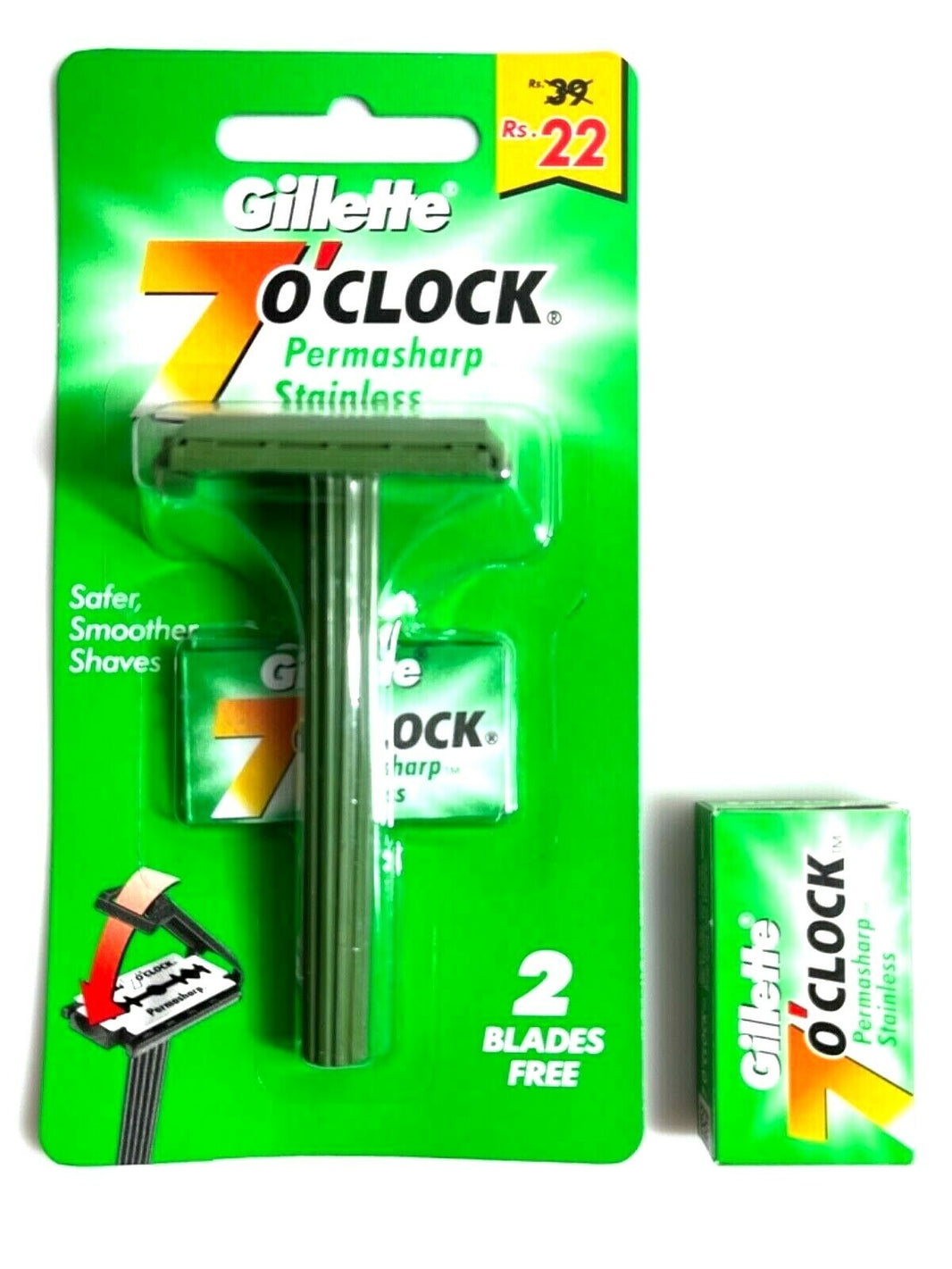 Gillette 7'O Clock Permasharp Safety Razor