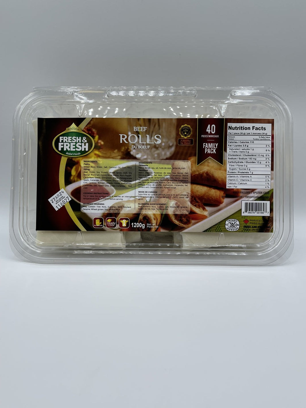 Fresh & Fresh Beef Rolls 40 PCS