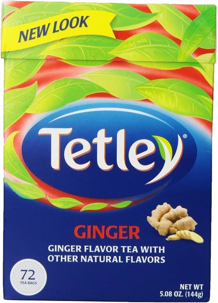 Tetley Ginger Tea 72 TB