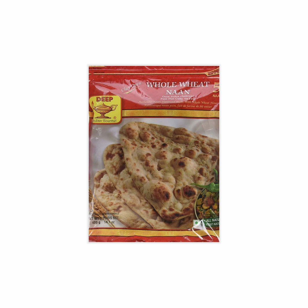 Deep Whole Wheat Naan 5 PCS