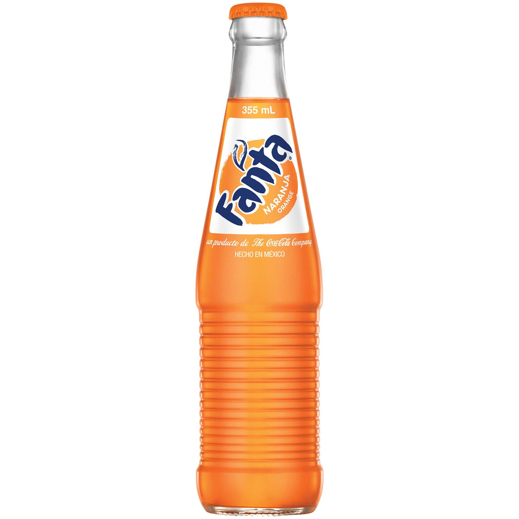 Fanta Orange Glass Bottle