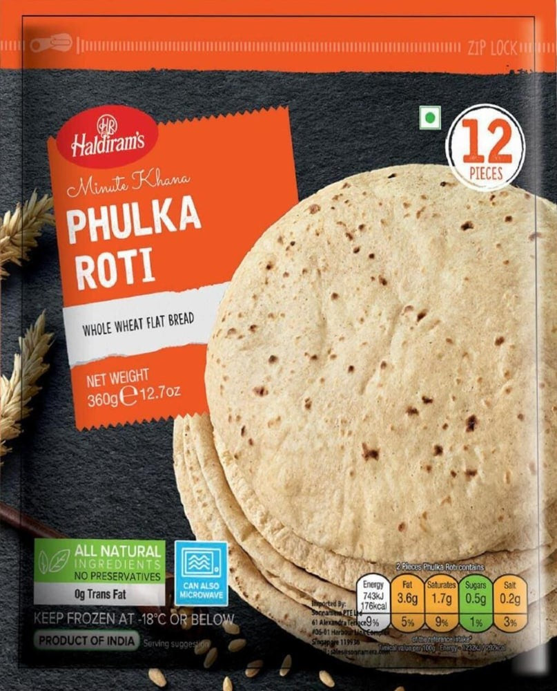 Haldiram's Phulka Roti 12 PCS