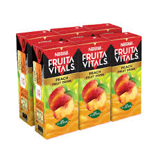 Fruita Vitals Peach Nectar Juice 6X200ML