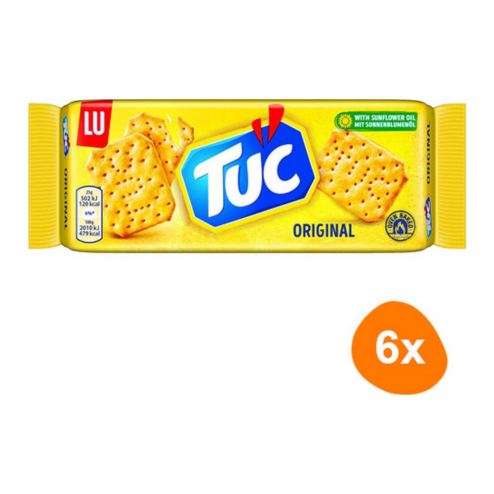 Lu Biscuit Tuc 6 Snack Pack