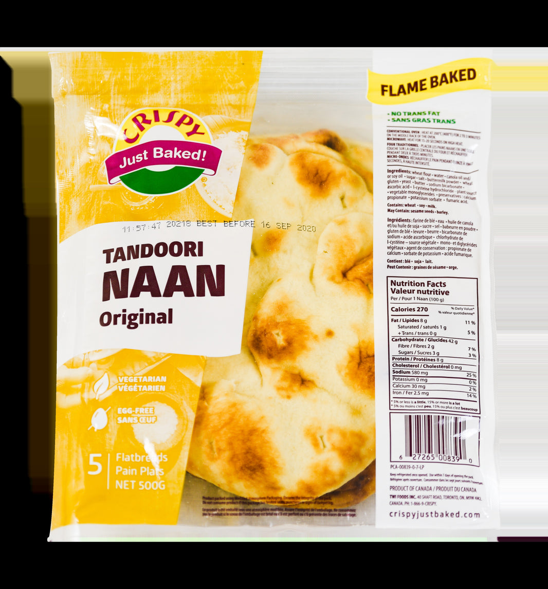 Crispy Tandoori Naan 10 PCS