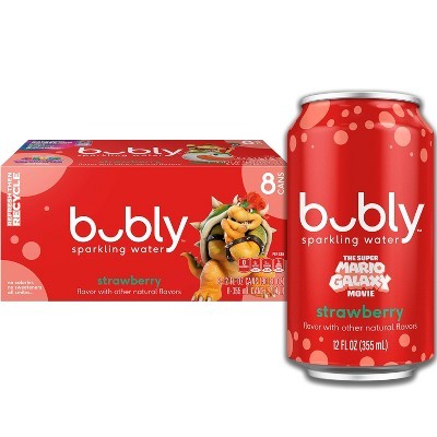 Bubly Strawberry Sparkling Water