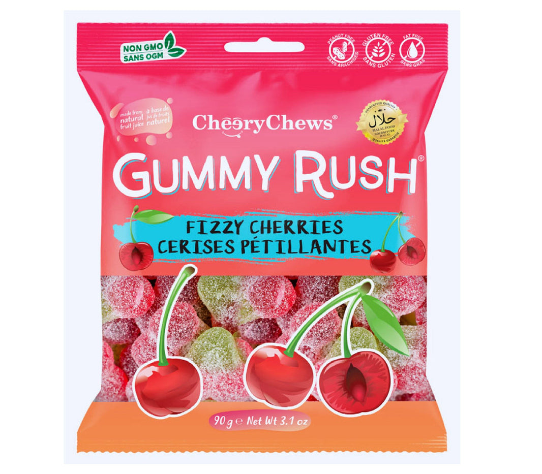 Gummy Rush Fizzy Cherries