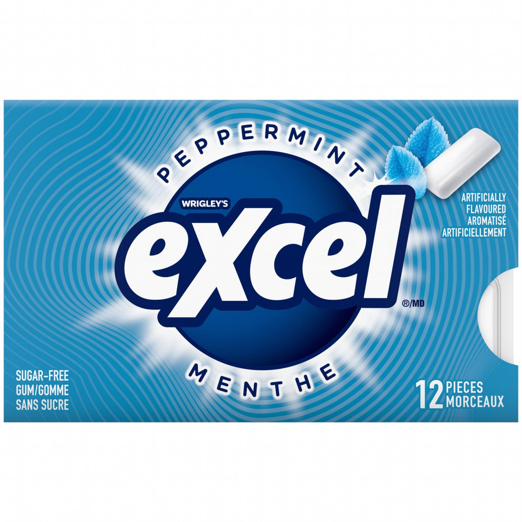 Excel Pepermint Gum 12 PCS