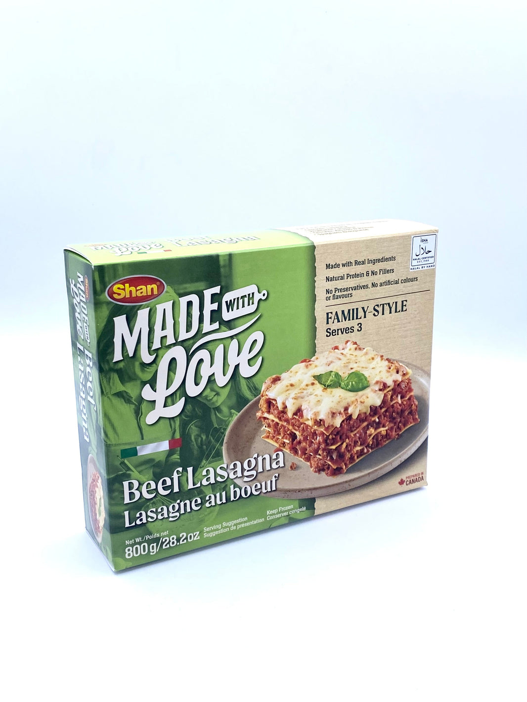 Shan Frozen Beef Lasagna