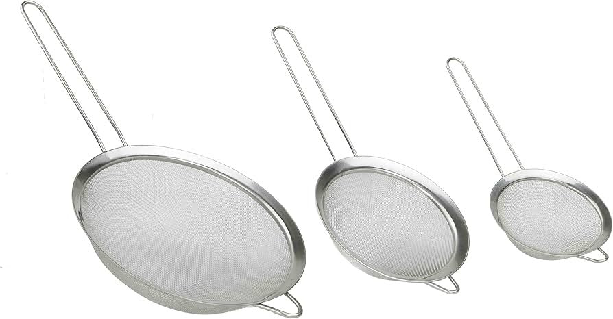 Stainless Steel Strainer 3PC Set